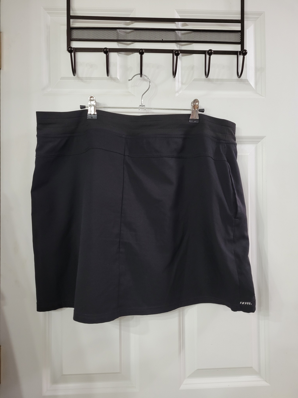 St. John's Bay Active Black A-Line Athletic Skort